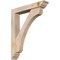 Ekena Millwork Legacy Traditional Smooth Bracket w/ Offset Brace, Douglas Fir, 5 1/2"W x 30"D x 36"H BKT0604X30X36LEC01SDF - alternate 1